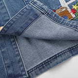 Men Denim Jacket Men's Lapel Shirt Jacket Spring and Autumn
