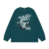 Men Long Sleeve Shirt Hiphop Casual Long Sleeve T-shirt Men's and Women's Bottoming Shirt