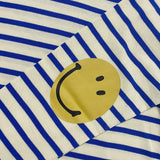 Kapital T Shirt Pingtian Hehong Arm Smiling Face Crew Neck Casual Cotton Striped Long Sleeved T-shirt