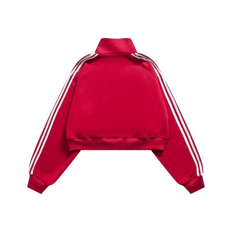 Unisex Jacket Autumn Fashion Striped Ultra Short Coat