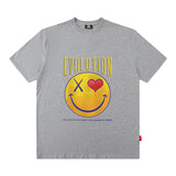Men T Shirt T-shirt Street Vintage Portrait Short Sleeve Men and Women