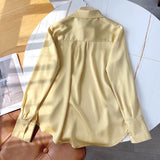 Women T-Shirt Shirt Women's Spring Drape Long Sleeve Shirt
