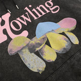 Men Hoodie Worn Looking Washed-out Hooded Pullover Men's Printed Loose
