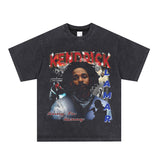 Kendrick Lamar T Shirts Cotton Hip Hop Rap Loose Short Sleeves