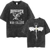 Basgiath War College Vintage Washed T Shirt Fourth Wing