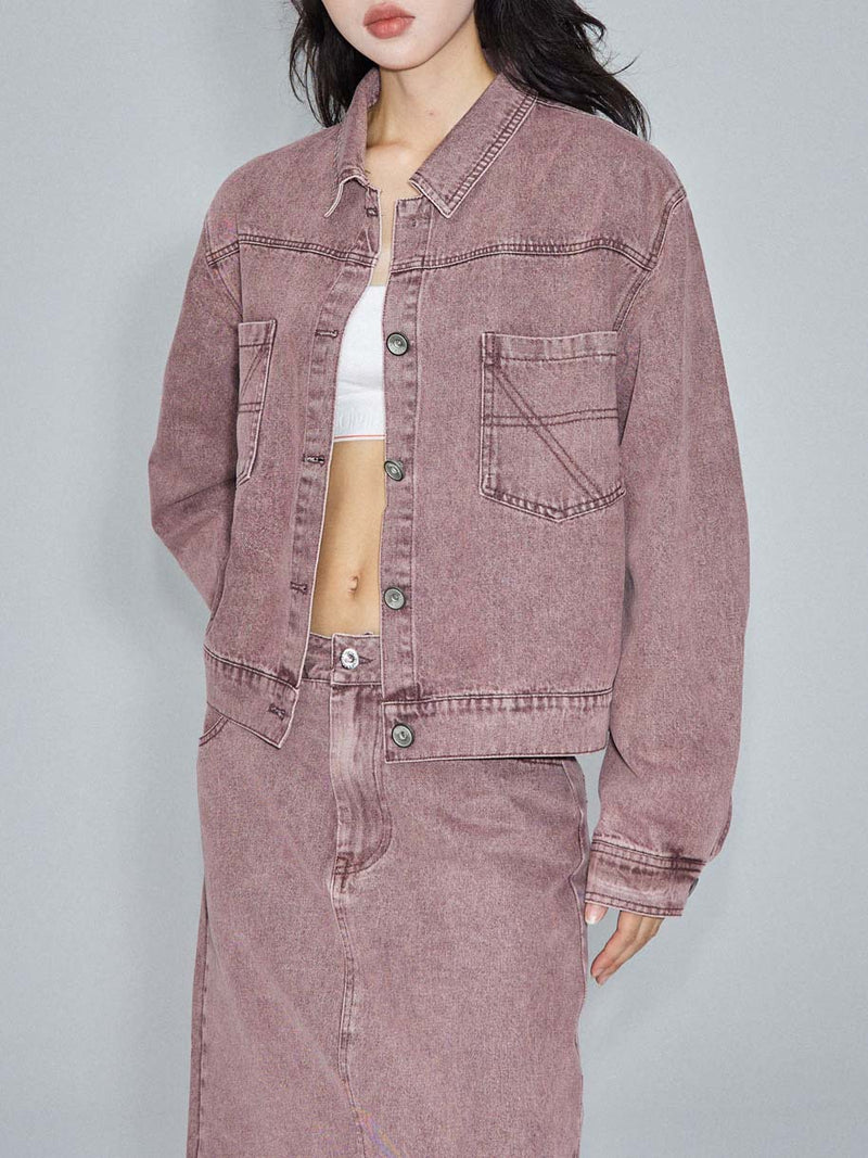 Unisex Pants Autumn Retro Denim