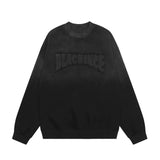 Men Hoodie Spring and Autumn Loose Letters Men's Sports Casual round Neck