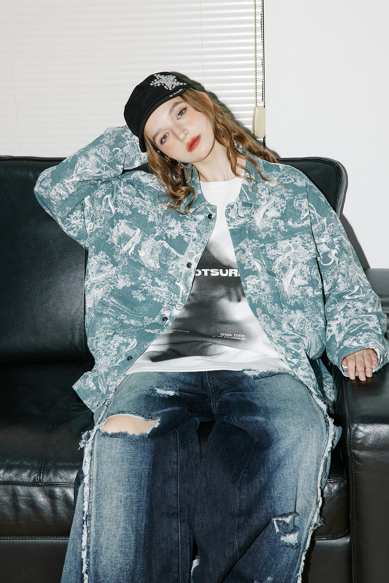 Unisex Jacket Autumn Printed Special Jacket Women's Clothing