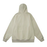 Men Fleece Lined Hoodie Embroidered Letter Hooded Sweater Men's Ins Loose Casual Autumn and Winter