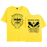 Basgiath War College 2Sided Print T-Shirt Fourth Wing