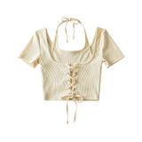Women's T-Shirt Short-Sleeved T-shirt Women's Summer Slimming Top