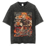 Graphic Casual Oversized Cotton Tees for Men Women