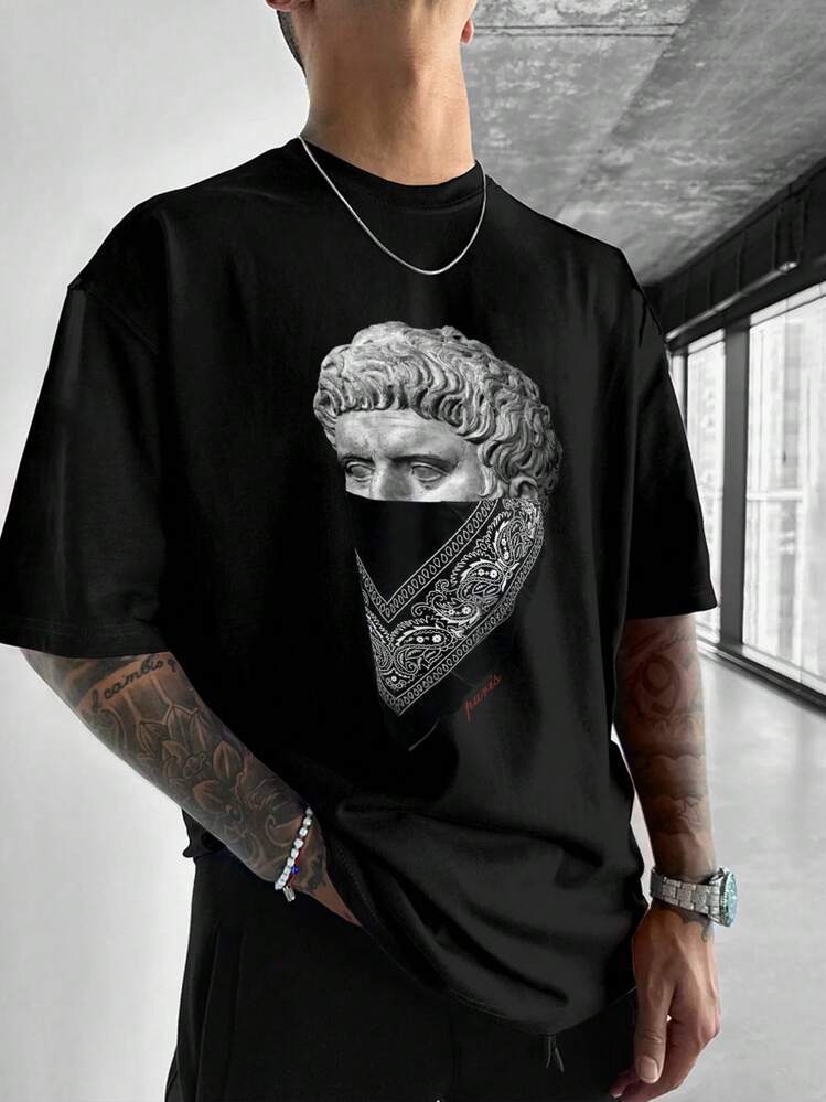 Men Summer Casual Oversized Short Sleeve T-Shirt