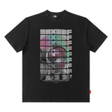 Men T Shirt Hip Hop Astronaut Printed Short Sleeve T-shirt Men and Women Couple