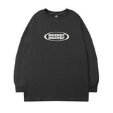 Men Long Sleeve Shirt Long Sleeve T-shirt Men and Women Couple Hip-Hop Street round Neck