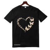 Crew neck print shirt millennium bug style t-shirt casual