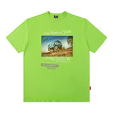 Men T Shirt West Coast T-shirt Street Retro Hiphop Short Sleeve Men and Women