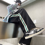Men Sweatpants Casual Pants Men Loose Wide Leg Track Pants Summer