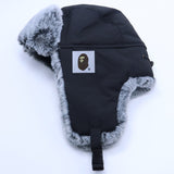 Bathing Ape Hat Thickened Fleece Cold Protection Warm Ear Protection