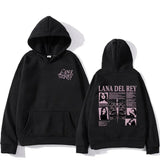 Lana Del Rey Hoodie Singer Graphic Print Sweatshirt Cotton