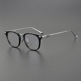 CHH Chrome Hearts Glasses Retro Glasses Frame Pure Titanium Ultra Light Square Frame Glasses