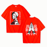 Hot Anime Ryomen Sukuna Print T-shirt Summer Fashion T Shirt