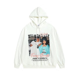 Men Long Sleeve Shirt Vintage Hiphop Printed Hoodie Men's and Women's Loose All-Match Hoodie
