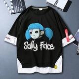 Sally Face T Shirts Supremeforce Adventure Puzzle Solving Sally Face