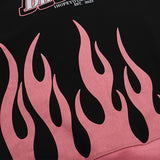 Men Fleece Lined Hoodie Printed Hoodie Men's Autumn and Winter Loose Sweatshirt