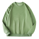 Crew neck sweater men's and women's loose sweater flexible