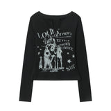 Women Long Sleeve T-Shirt Long Sleeve T-shirt Women's Spring and Autumn Casual Short