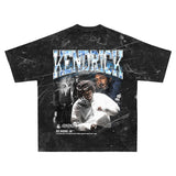 Kendrick Lamar T Shirts Vintage Hip Hop Cotton