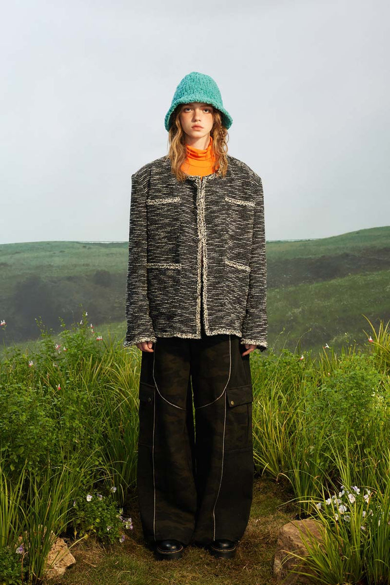 Unisex Jacket Autumn Classic Style Women's Woolen Coat