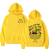 Christian Jesus Letters Print Hoodies Men Women's