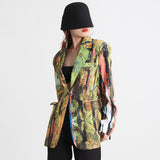Frankie Shop Hourglass Blazer Spring Suit Collar Long Sleeve