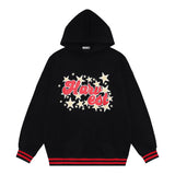 Men Hoodie XINGX Printed Pullover Sweatshirt Men's Long-Sleeved Hooded Shirt