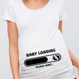 Baby In Progress Baby Loading Maternity Short Sleeve