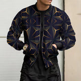 Graffiti Bomber Jacket Men's Autumn and Winter Jacket Men's Jacket