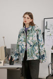 Unisex Jacket Autumn Floral Casual Jacket Women's Clothing