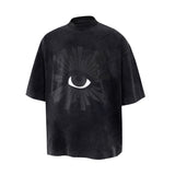 House Of Errors T-Shirt Eye of Truth Classic 3D Printed Eyes Short Sleeve Loose Vintage
