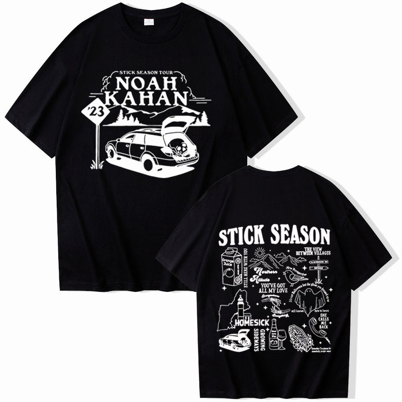 2024Noah Kahan Stick Season 2023 T-Shirts Man Woman Clothes