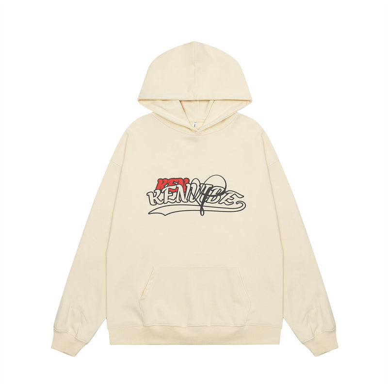 Men Hoodie Printed Hoodie Men's Spring and Autumn Loose Casual Long Sleeves Hoodies
