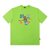 Men T Shirt Hip Hop Retro Short-Sleeved T-shirt Men's Loose Casual