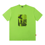 Men T Shirt Street Car Printed Short-Sleeved T-shirt Men's Summer Couple