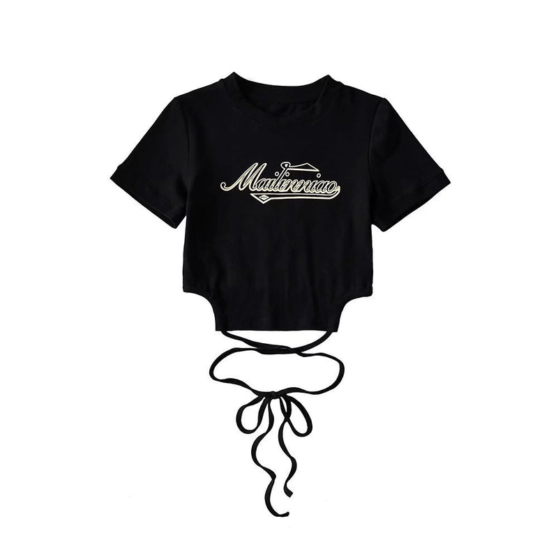 Women T-Shirt Short-Sleeved T-shirt Women's Summer Slim Top