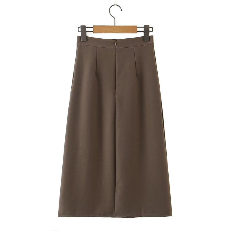 Women Skirt Women's Mid-Length Suit Skirt