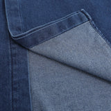 Men Long Sleeved T Shirt Denim Shirt Men Cartoon Embroidery Rabbit Long Sleeve Shirt Coat