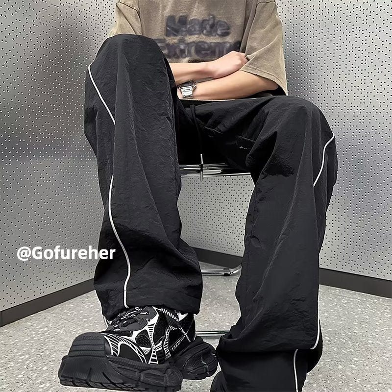 Men Sweatpants Men's Summer Versatile Sports Casual Pants Loose