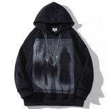 Men Fleece Lined Hoodie Hooded Sweater Men's Winter Clothes Loose Thick Warm Pullover