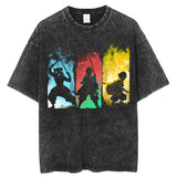 Graphic Casual Oversized Cotton Tees for Men Women
